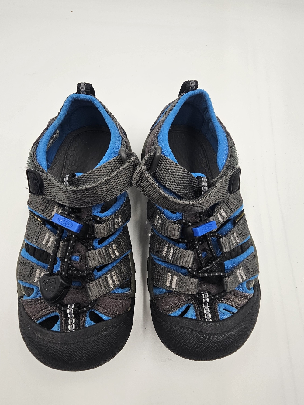 KEEN Kids 10 T Gray and Blue Closed-Toe Sandals